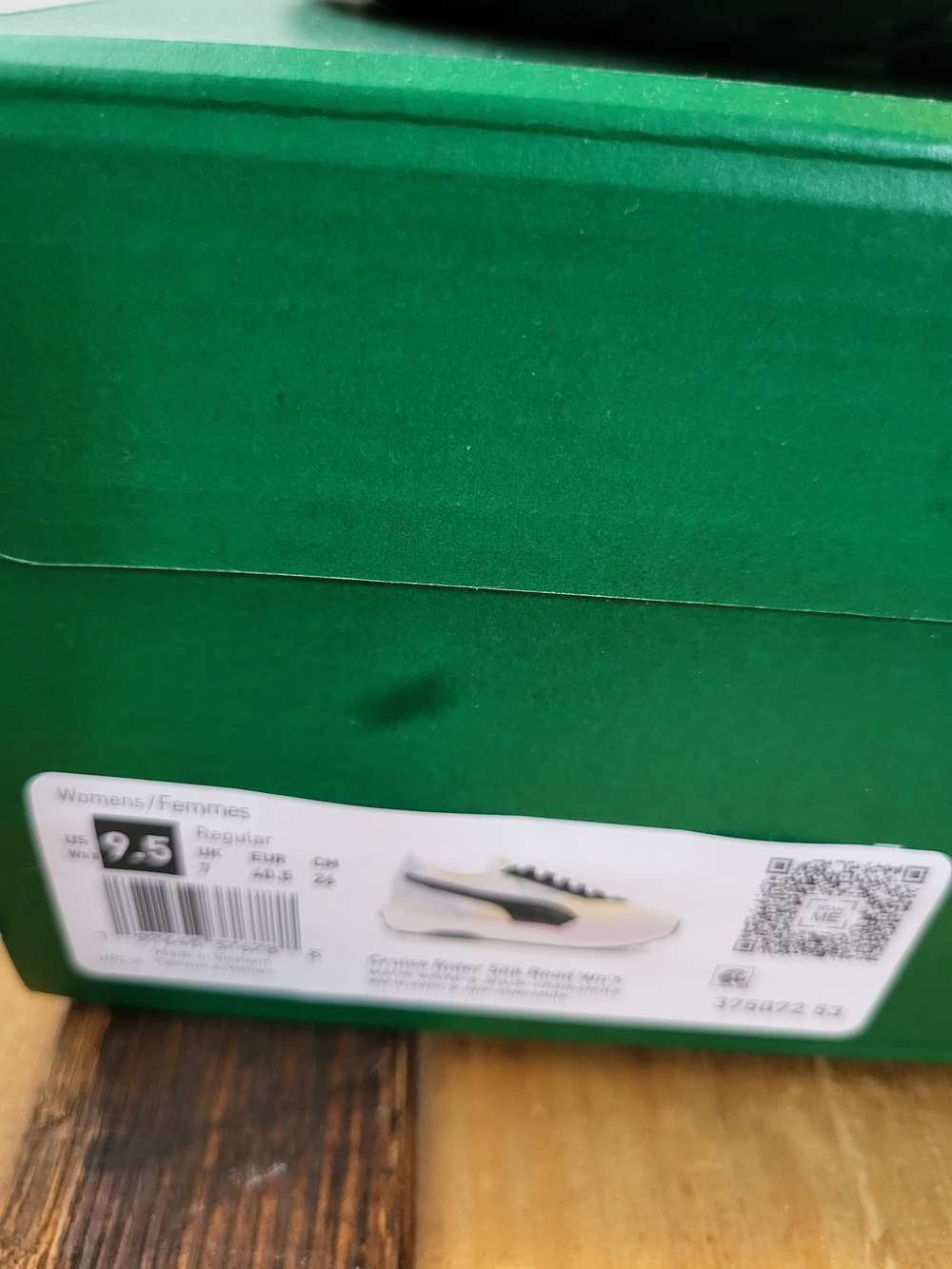 Puma Women's Yellow Black White Retro Runner Sneakers - Picture 2 of 7
